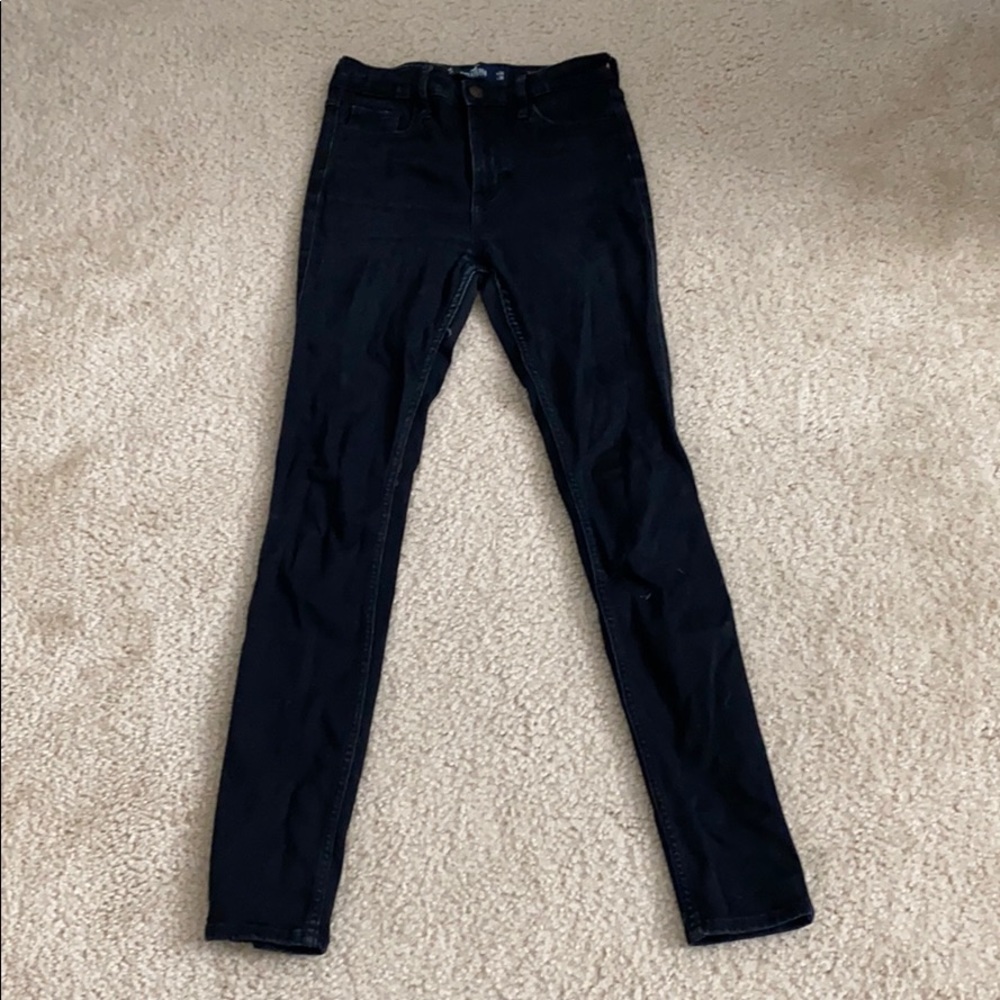 hollister black skinny jeans